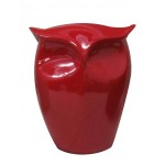 FIGURINE CHOUETTE MODERNE ROUGE